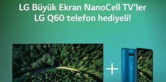 LG NanoCell TV’ler LG Q60 Telefon Hediyeli